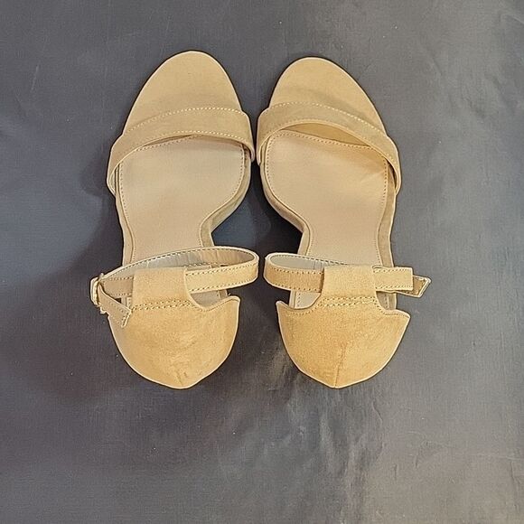 BRAND NEW MERONA ADJUSTABLE ANKLE BUCKLE STRAP OPEN TOE SANDAL - Picture 6 of 14